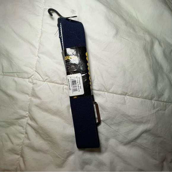 Wilson Adjustable Elastic Baseball/softball Belt in Navy Size Adult - Picture 2 of 4